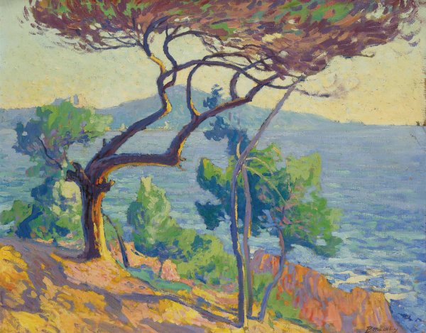 Les Roches Rouges  by Paul Madeline - Hand-Painted Oil Painting Reproduction