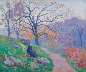 Sur Le Chemin Du Diben by Paul Madeline Oil Painting