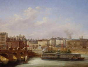 Le Pont-Neuf et le quai de Conti by Paul Mallard Oil Painting