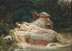 Daydreaming by Paul Merwart Oil Painting