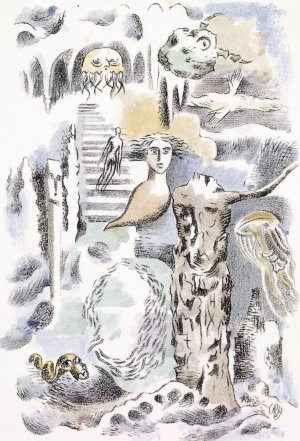 Ghosts by Paul Nash Oil Painting