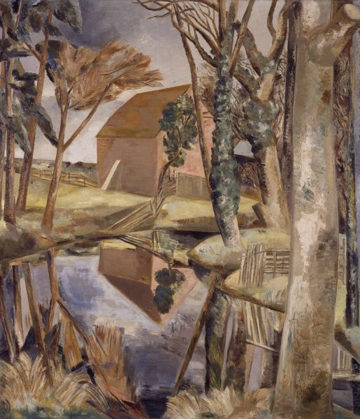 Main Product Photo of Oxenbridge Pond  Painting by Paul Nash