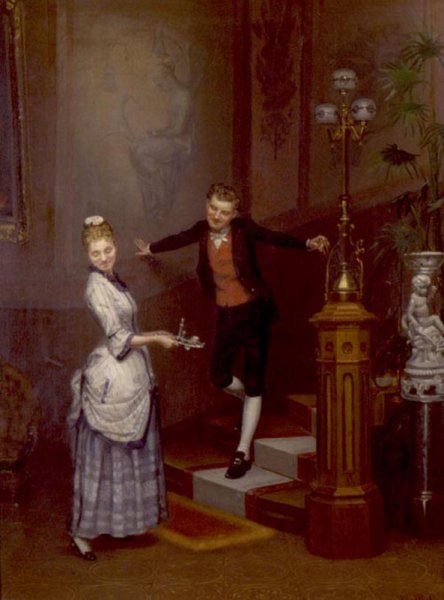 Toll If You Please by Paul Peel - Hand-Painted Oil Painting Reproduction