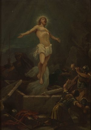 La Resurrection de Jesus Christ by Paul Philippoteaux Oil Painting