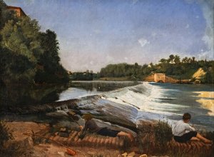 Causeway of Rabastens by Paul Prouho Oil Painting
