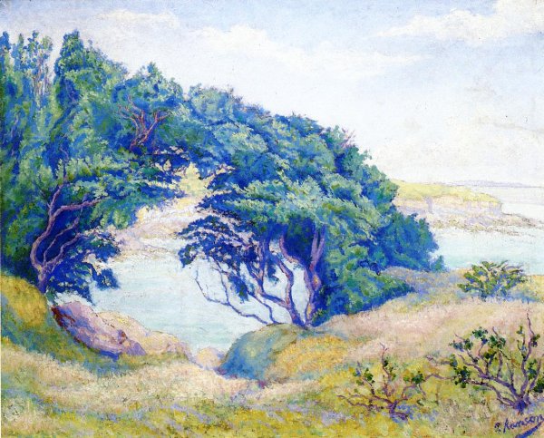 Main Product Photo of By the Sea, Brittany Painting by Paul Ranson