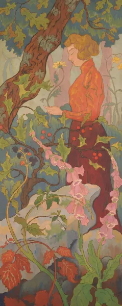 Digitales by Paul Ranson Oil Painting