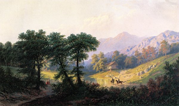 The Roadside Inn by Paul Ritter - Hand-Painted Oil Painting Reproduction
