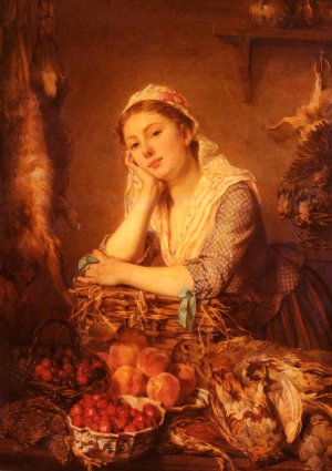 La Marchande by Paul Saint-Jean Oil Painting