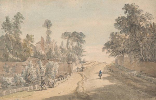 Bayswater - London by Paul Sandby - Hand-Painted Oil Painting Reproduction