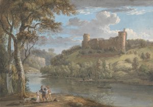 Bothwell Castle, from the South by Paul Sandby Oil Painting