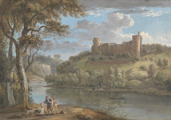 Bothwell Castle, from the South by Paul Sandby - Hand-Painted Oil Painting Reproduction
