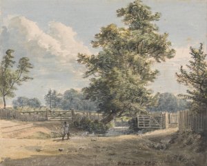 Brook End, Essex by Paul Sandby Oil Painting