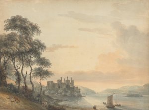 Conway Castle by Paul Sandby Oil Painting