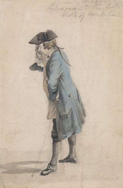 Edward Mason  by Paul Sandby - Hand-Painted Oil Painting Reproduction