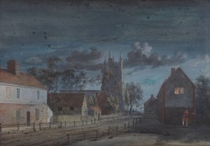 Night by Paul Sandby Oil Painting