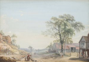 Noon Oil painting by Paul Sandby