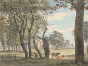 The Gunpowder Magazine, Hyde Park by Paul Sandby Oil Painting