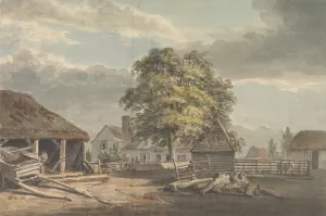 The Woodyard, Great Windsor Park by Paul Sandby Oil Painting