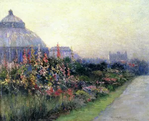 Botanical Gardens, Brooklyn by Paul Sawyier Oil Painting