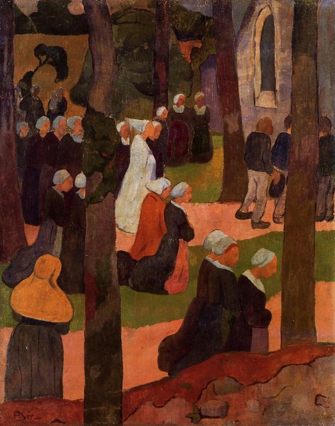 Main Product Photo of A Breton Sunday Painting by Paul Serusier