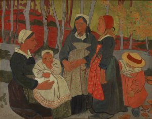 Bretons in the Forest of Huelgoat by Paul Serusier Oil Painting