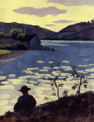 Fisherman on the Laita Oil painting by Paul Serusier