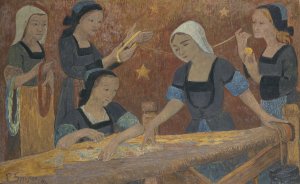 La tapisserie by Paul Serusier Oil Painting
