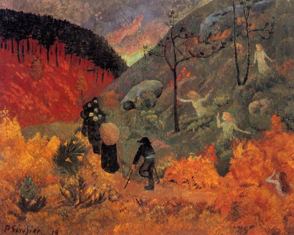 Main Product Photo of Les Heures Painting by Paul Serusier