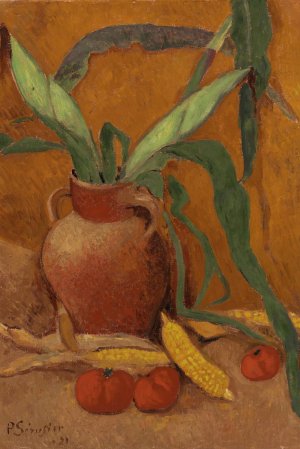 Nature Morte Avec Mais Et Tomates by Paul Serusier Oil Painting