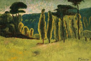 Pins Et Peupliers Dans Un Pre by Paul Serusier Oil Painting