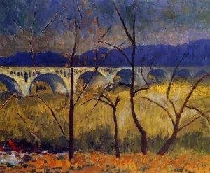 The Aqueduct Oil painting by Paul Serusier