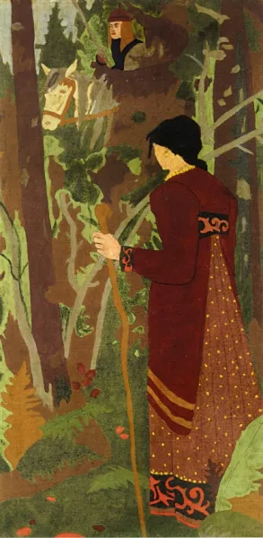 The Fairy and the Knight Oil painting by Paul Serusier