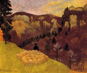 The Flock in the Black Forest painting by Paul Serusier