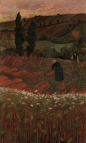 The Harvest of Buckwheat by Paul Serusier Oil Painting