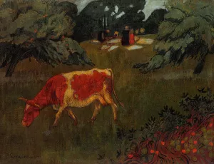 The Wash in a Large Meadow painting by Paul Serusier