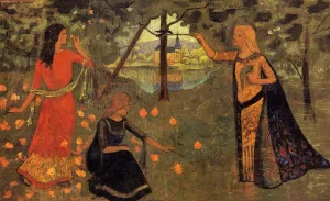 The Youth of Queen Anne Oil painting by Paul Serusier