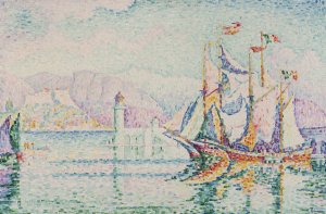 Antibes - Morning by Paul Signac Oil Painting
