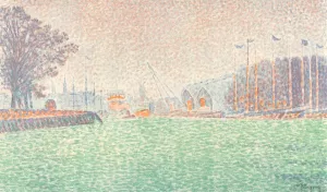 At Flushing by Paul Signac Oil Painting