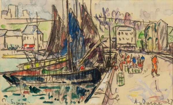 Audierne  by Paul Signac - Hand-Painted Oil Painting Reproduction