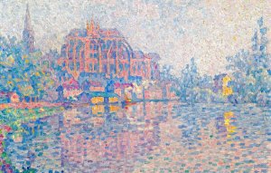 Auxerre, La Riviere by Paul Signac Oil Painting