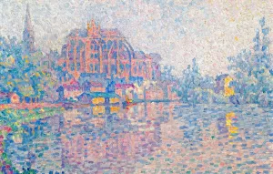 Auxerre, La Riviere by Paul Signac Oil Painting