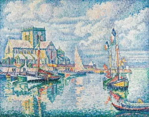 Barfleur by Paul Signac Barfleur Oil painting by Paul Signac