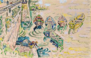 Bourg Saint-Andeo by Paul Signac Oil Painting