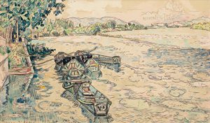 Bourg-Saint-Andeol by Paul Signac Oil Painting