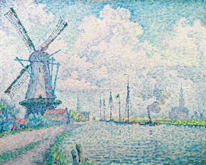 Canal of Overschie by Paul Signac Oil Painting
