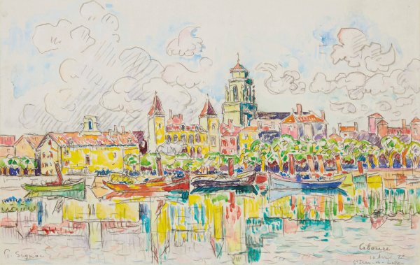 Ciboure  by Paul Signac - Hand-Painted Oil Painting Reproduction