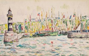 Groix, le phare by Paul Signac Oil Painting