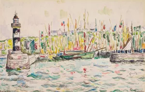Groix, le phare by Paul Signac Oil Painting