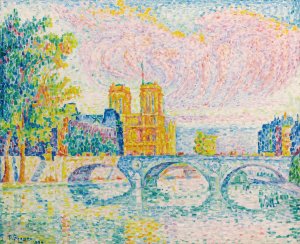 La Cite, Paris by Paul Signac Oil Painting